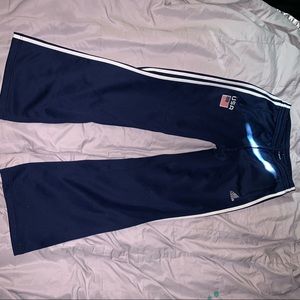 Navy adidas sweatpants